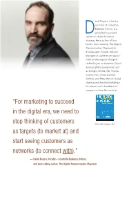 “For Marketing to Succeed in the Digital Era, We Need to Stop Thinking