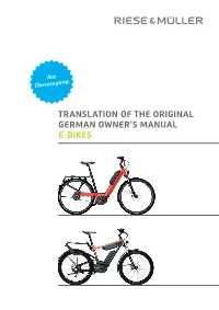 E-Bikes Dear Customer