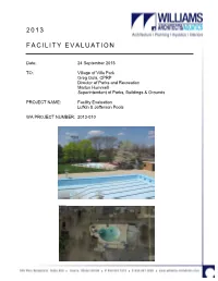 Lufkin and Jefferson Pool Assessments