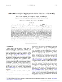 A Rapid Forecasting and Mapping System of Storm Surge and Coastal Flooding