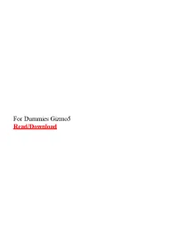 For Dummies Gizmo5