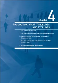 Production: What It Includes and Excludes 1