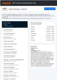 RF1 Bus Time Schedule & Line Route