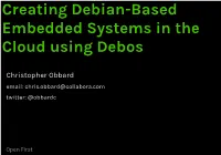 Christopher Obbard Email: Chris.Obbard@Collabora.Com Twitter: @Obbardc
