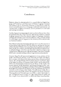Contributors