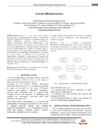 Gestalt of Bioinformatics