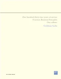 Goldman Sachs Annual Report 2001 Management’S Discussion and Analysis