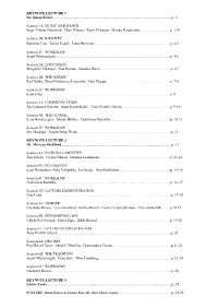 Abstracts and Biographies of Participants in Program at Danshögskolan, Sehlstedsgatan 4