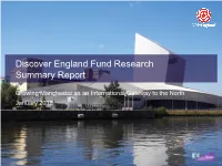 Discover England: Summary Insights on Overseas Visitors