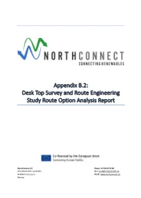 Appendix B.2: Desk Top Survey and Route Engineering Study Route Option Analysis Report