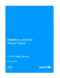 Diphtheria Antitoxin
