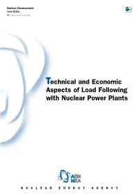 Technical and Economic Aspects of Load Following with Nuclear Power Plants