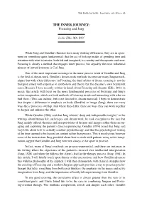 The Inner Journey: Focusing and Jung • 83
