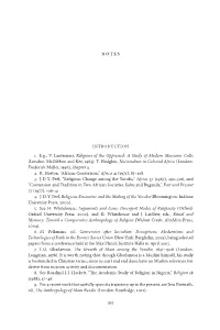 A Study of Modern Messianic Cults (London: Mcgibbon and Kee, 1963); T