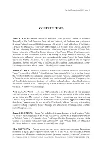 Contributors