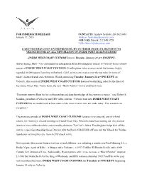 FOR IMMEDIATE RELEASE CONTACTS: Andrew