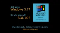 LATERAL LATERAL Before SQL:1999