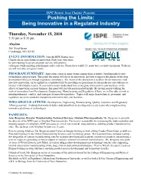 Pushing the Limits: Being Innovative in a Regulated Industry