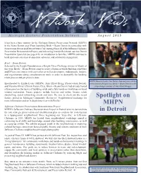 Spotlight on MHPN in Detroit