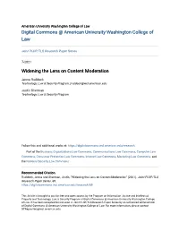 Widening the Lens on Content Moderation