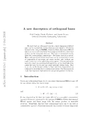 A New Description of Orthogonal Bases