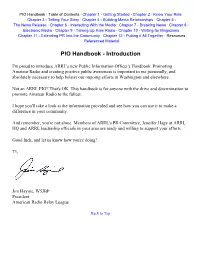 Arrlweb: PIO Handbook