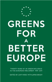 Better Europe for a Better Greens