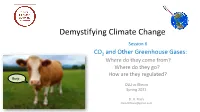 Demystifying Climate Change Session 6