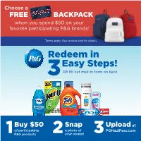 Easy Steps! Redeem In