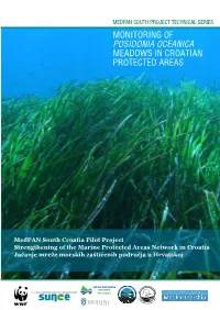 Monitoring of Posidonia Oceanica Meadows in Croatian Protected Areas