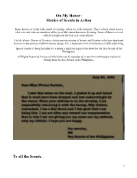 On My Honor: Stories of Scouts in Action