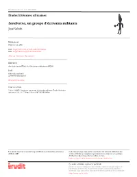 Sandratra, Un Groupe D'écrivains Militants