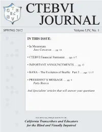 SPRING 2012 Volume LIV, No