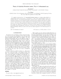 Theory of Relativistic Brownian Motion: the „1+1…-Dimensional Case