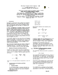 Standard Terminology for Fundamental Frequency and Time Metrology