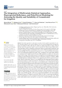 The Integration of Multivariate Statistical Approaches, Hyperspectral Reflectance, and Data-Driven Modeling for Assessing the Qu