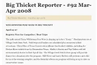 Big Thicket Reporter - #92 Mar-Apr 2008 | Bigthicket.Org