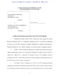 Complaint for Declaratory and Injunctive Relief