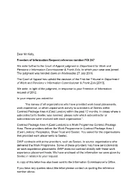 Dear Mr Kelly, Freedom of Information Request Reference Number FOI 267