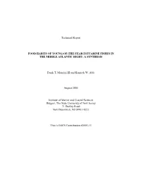 List of Tables