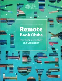 Remote Book Clubs Nurturing Community and Connection