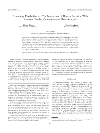 Examining Psychokinesis: the Interaction of Human Intention with Random Number Generators—A Meta-Analysis