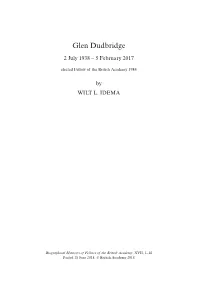 Glen Dudbridge