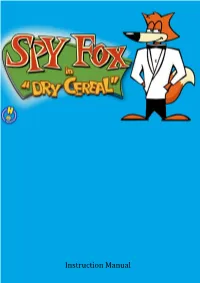 Instruction Manual Contents How to Play the Game
