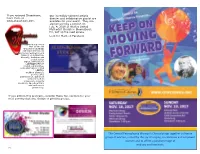 Keep on Moving Forward