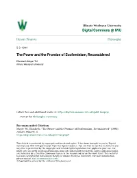The Power and the Promise of Ecofeminism, Reconsidered