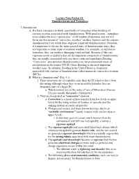 1 Lecture Note Packet #4: Thunderstorms and Tornadoes I