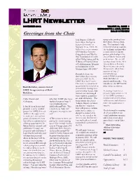 LHRT Newsletter