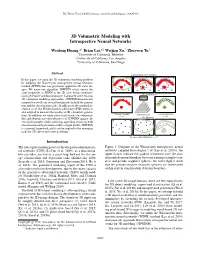 3D Volumetric Modeling with Introspective Neural Networks