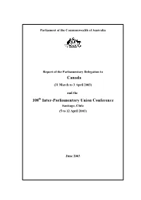 Report of the Delegation